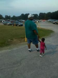 This is my husband, Paul, and my neice, Mya